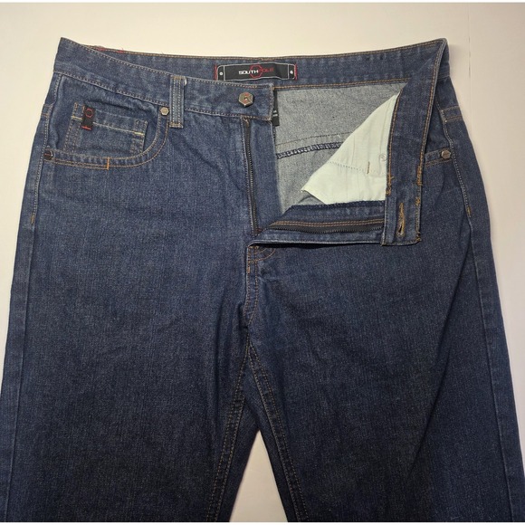 Southpole Mens Size 38x32Wide‎ Leg Baggy Skater Y2K Hip Hop Denim Jeans Pants - Picture 1 of 16